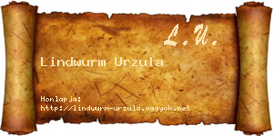 Lindwurm Urzula névjegykártya